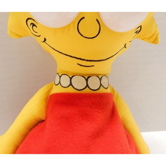 The Simpsons Lisa Simpson Collectible Dan-Dee Plush Stuffed Rag Doll Groening - Picture 3 of 12
